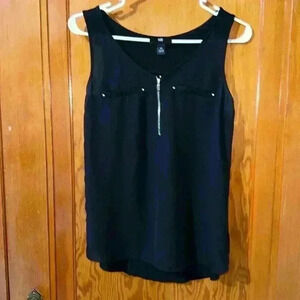 Iz Byer Black Tank Top